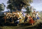 Peter Paul Rubens Dance of Italian Villagers USA oil painting artist